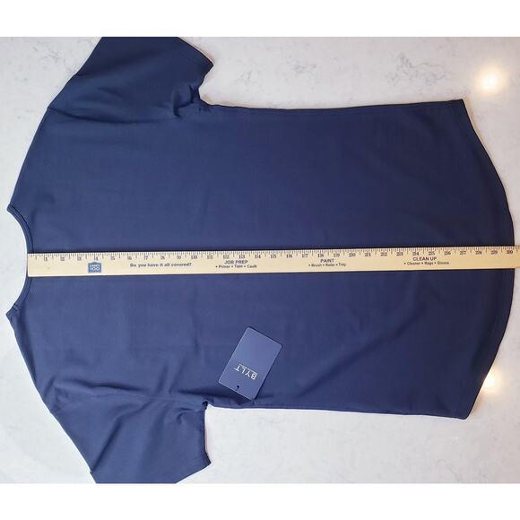 NWT BYLT Premium Basics Drop Cut S/S Pocket Lux T-Shirt Blue Men's Size Medium - Picture 8 of 8